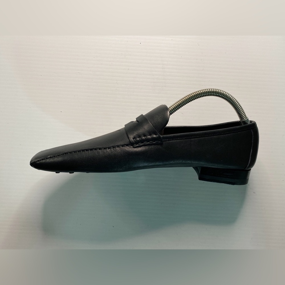 Yves Saint Laurent Black Leather Loafers - Picture 5 of 11